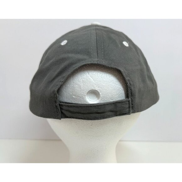 Lexus Gray White Embroidered Logo Strapback Baseball Cap Adjustable Hat OSFM - Picture 4 of 12